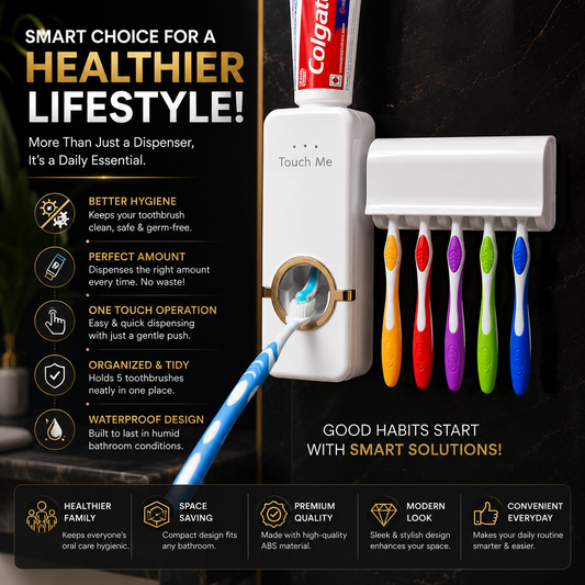Hands Free Toothpaste Dispenser