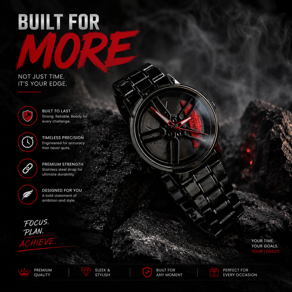 Men's Luxury Spinning Dial Watch