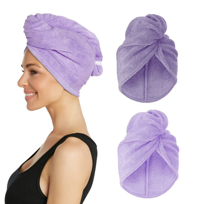 Pack Of 2 Super Absorbent Quick Dry Hair