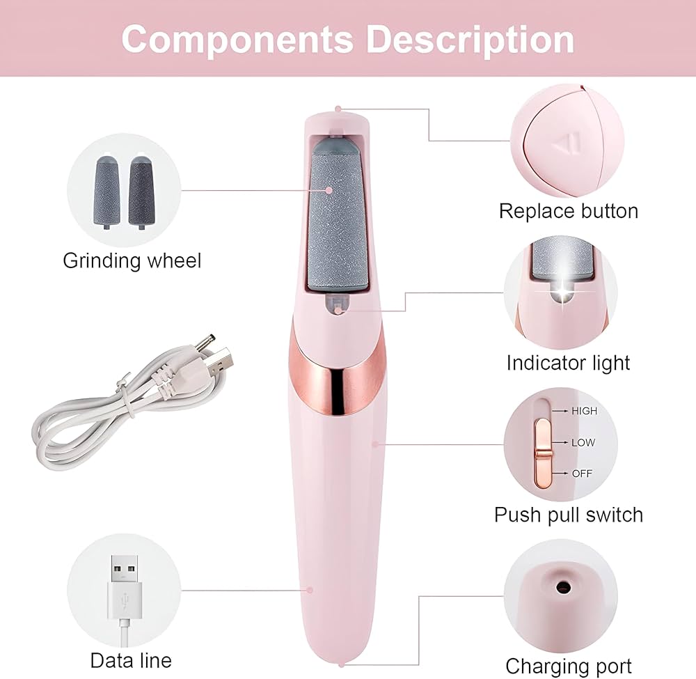Rechargeable Electric Pedi Foot Filer