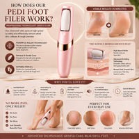 Rechargeable Electric Pedi Foot Filer