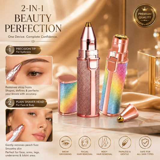 2-in-1 Flawless Eyebrow Trimmer