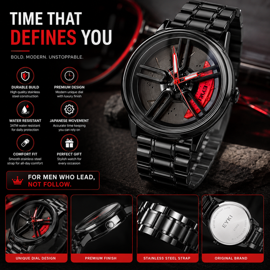 Men's Luxury Spinning Dial Watch
