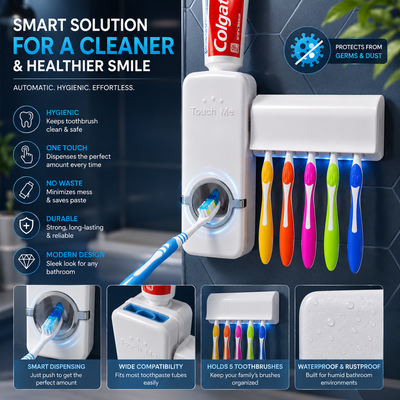 Hands Free Toothpaste Dispenser