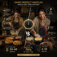 Mini Electric Breakfast Waffle Maker Machine