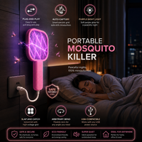 Mini USB Rechargeable Mosquito Racket