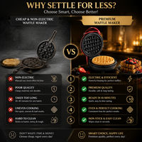 Mini Electric Breakfast Waffle Maker Machine