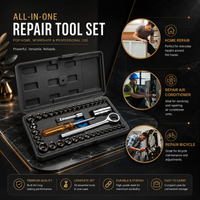 40 Pcs Combination Socket Wrench Set