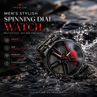 Men's Luxury Spinning Dial Watch
