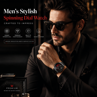 Men's Luxury Spinning Dial Watch