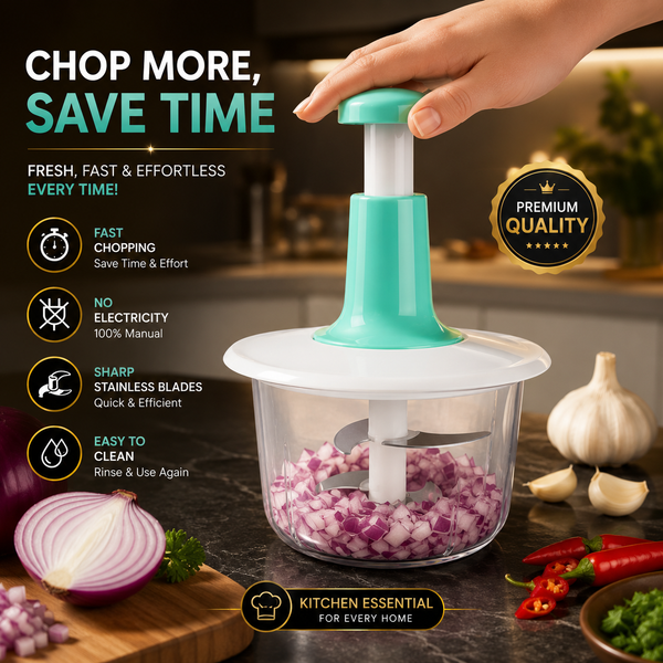 Mini Hand Press Manual Push Chopper