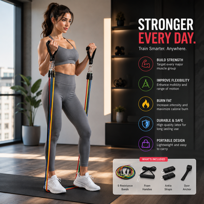 Power Resistance Band Set