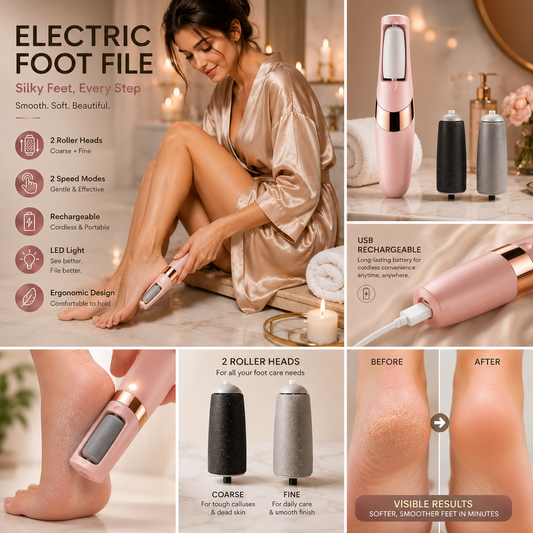 Rechargeable Electric Pedi Foot Filer
