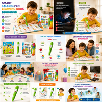Kids Preschool Learning Book with Smart Talking Pen