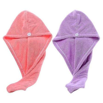 Pack Of 2 Super Absorbent Quick Dry Hair